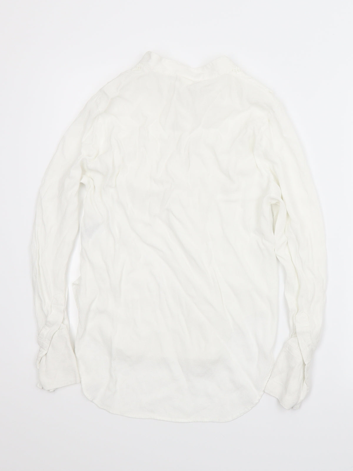 H&M Womens White   Basic Blouse Size 6