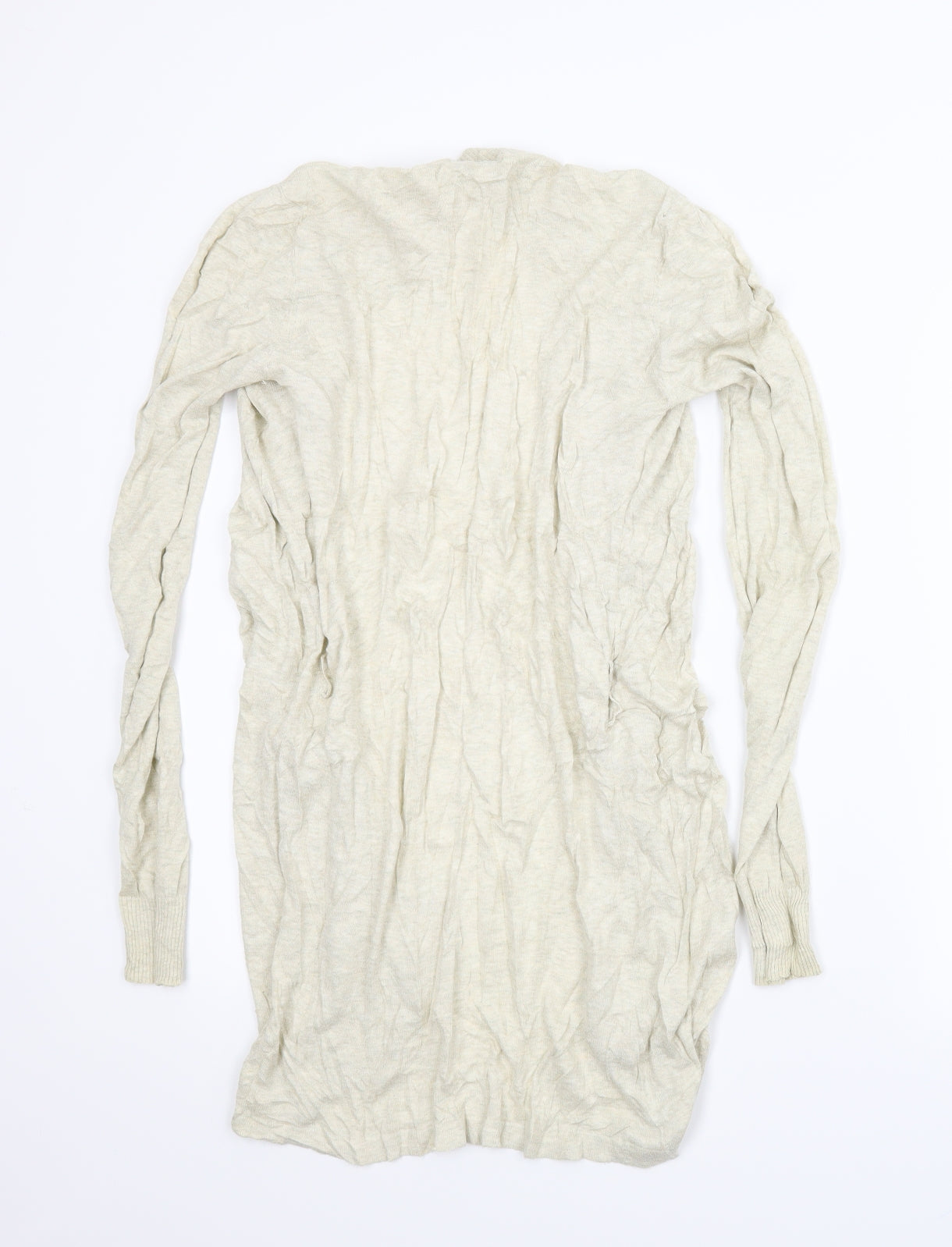 Basic Womens Beige   Cardigan Jumper Size M