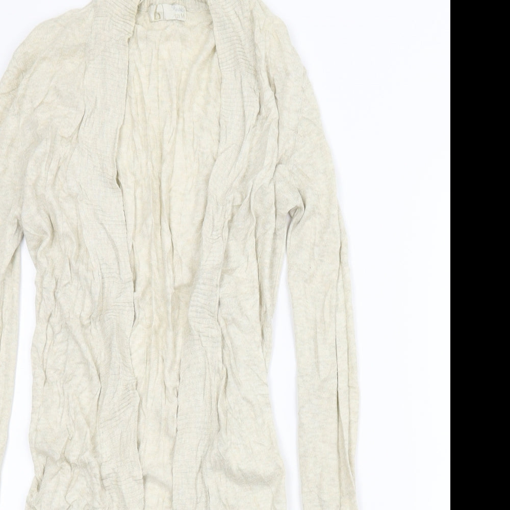 Basic Womens Beige   Cardigan Jumper Size M
