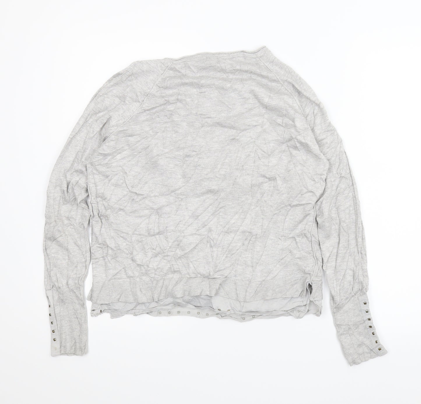 Mint Velvet Womens Grey   Pullover Jumper Size 10