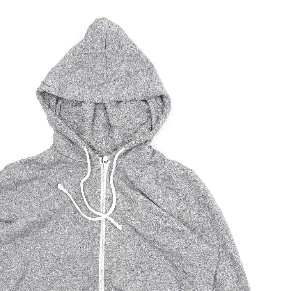 H&M Womens Grey   Full Zip Hoodie Size M