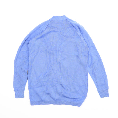 Heritage Dimension Womens Blue   Cardigan Jumper Size S
