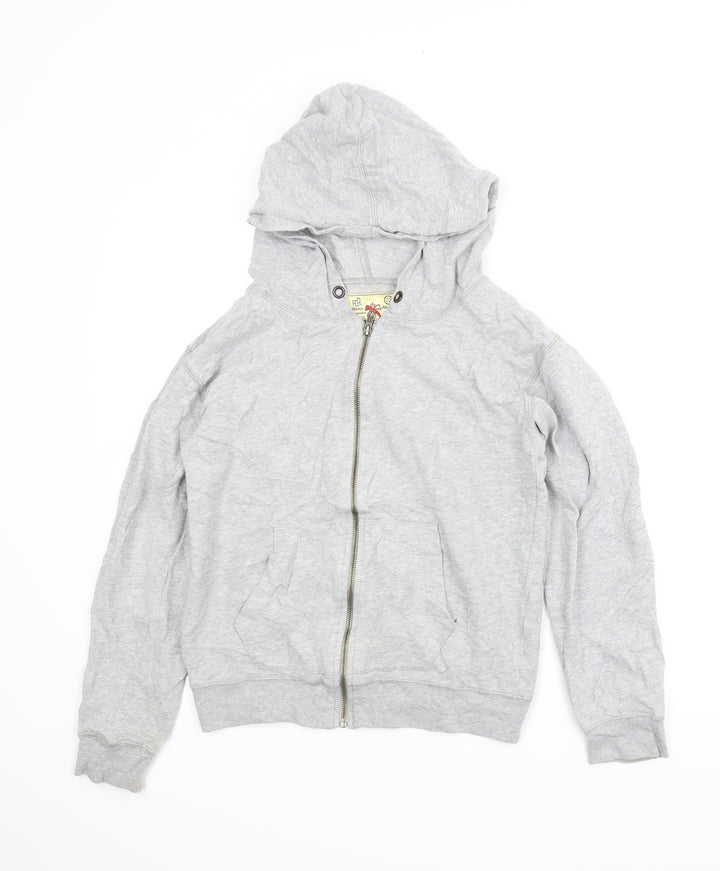 French Connection Womens Grey Full Zip Hoodie Size XS