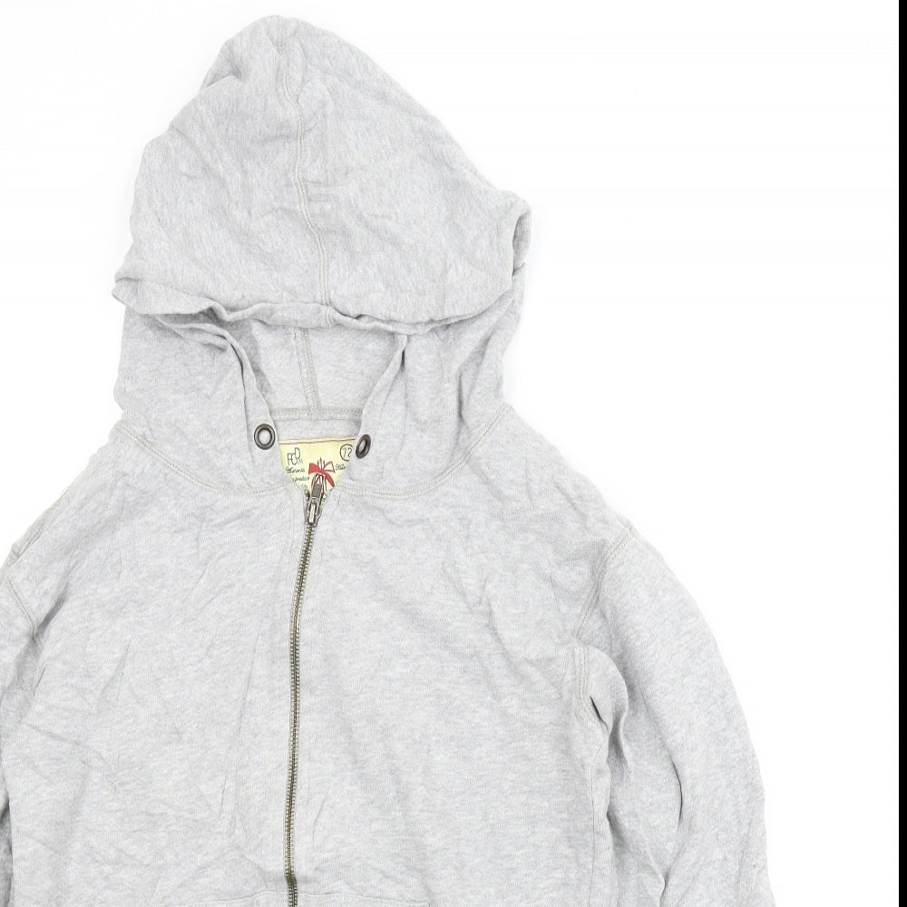 French Connection Womens Grey   Full Zip Hoodie Size XS