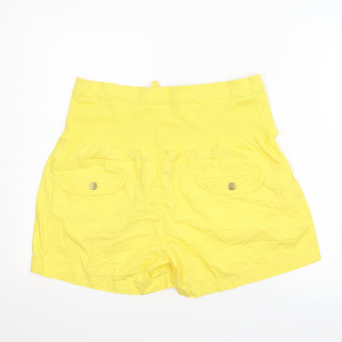 Papaya Womens Yellow   Bermuda Shorts Size 16