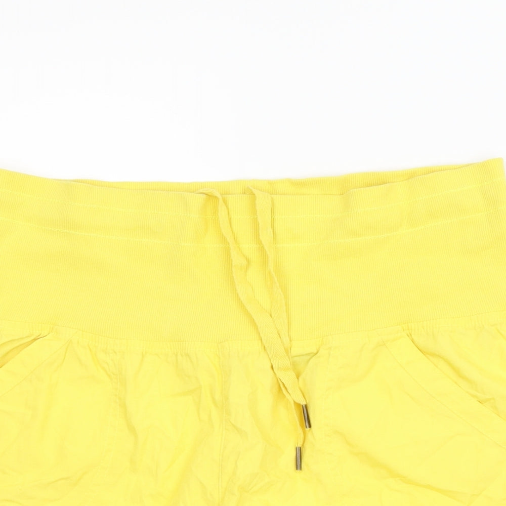 Papaya Womens Yellow   Bermuda Shorts Size 16