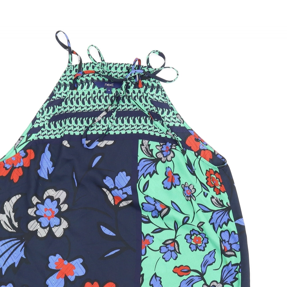 NEXT Womens Blue Floral  Camisole Blouse Size 16