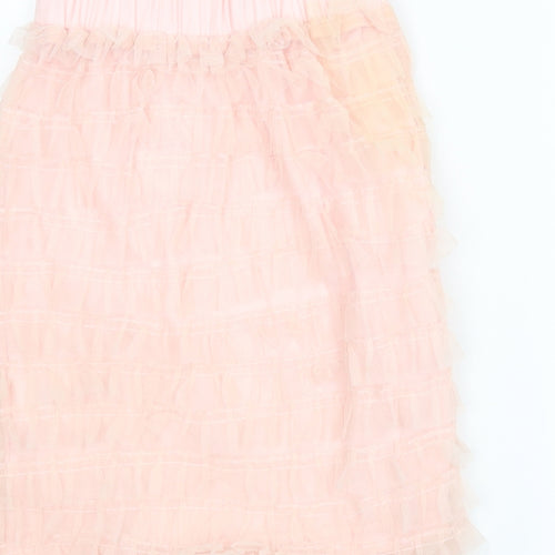 Rare London Womens Pink   Pettiskirt Skirt Size 6