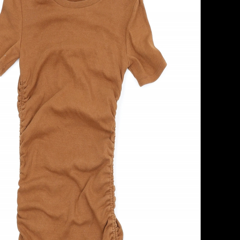 Zara Womens Brown   Bodycon  Size S