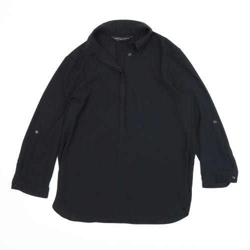 Dorothy Perkins Womens Black   Basic Blouse Size 8