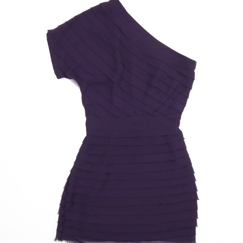 Warehouse Womens Purple   Shift  Size 8