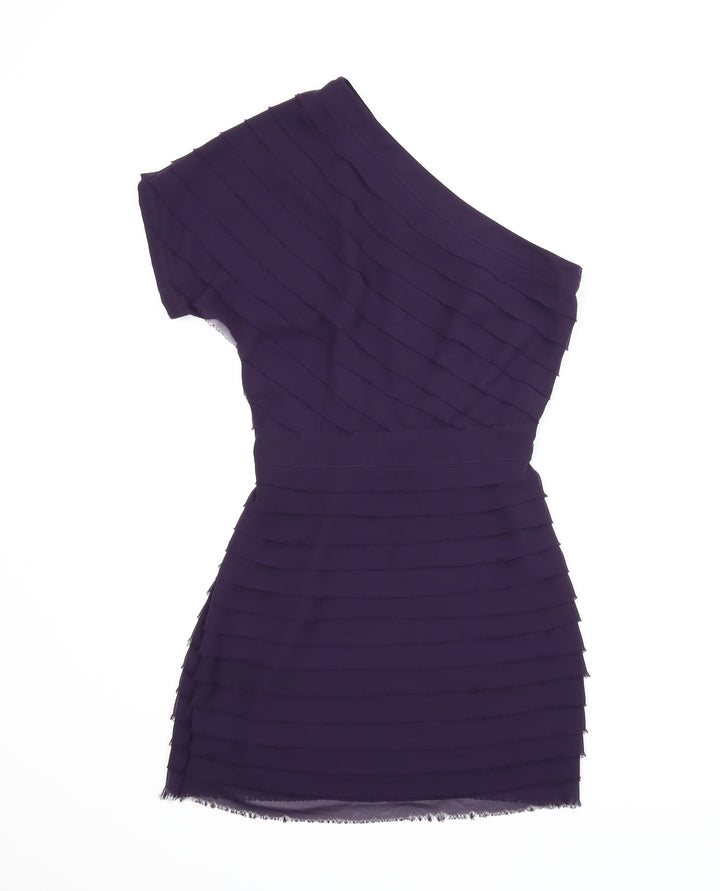 Warehouse Womens Purple   Shift  Size 8