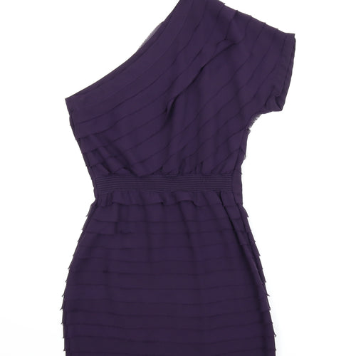 Warehouse Womens Purple   Shift  Size 8