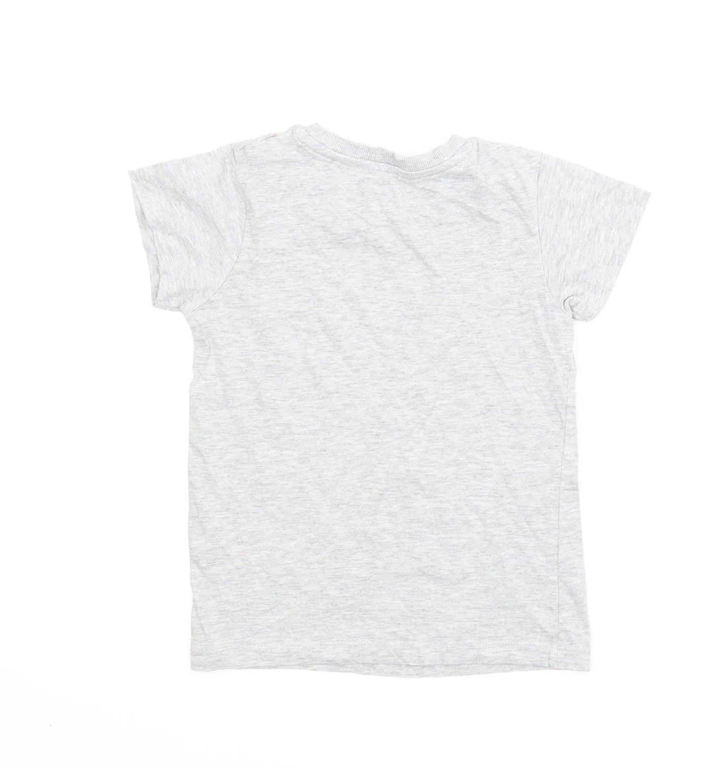 Matalan Boys Grey   Basic T-Shirt Size 5-6 Years