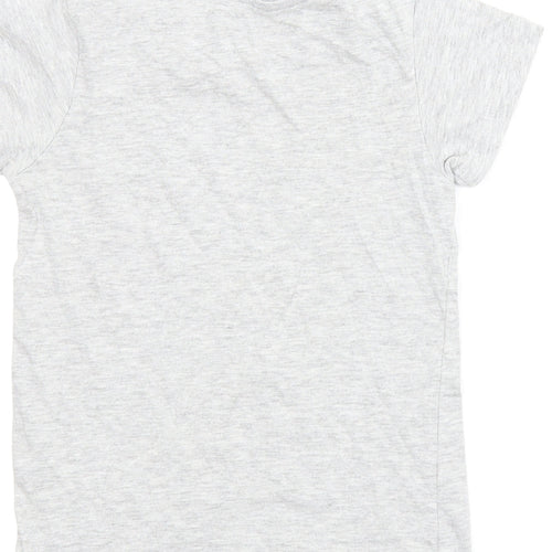 Matalan Boys Grey   Basic T-Shirt Size 5-6 Years