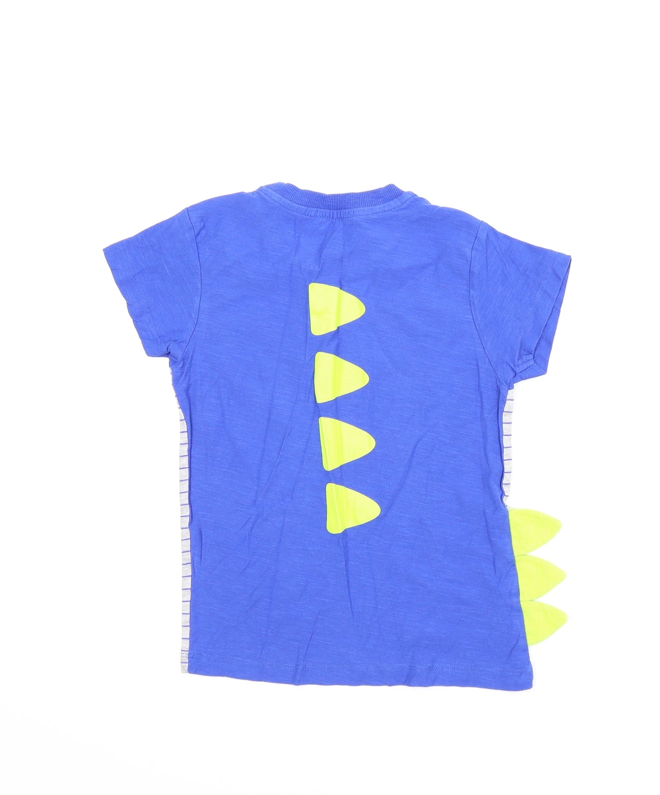 Matalan Boys Blue   Basic T-Shirt Size 5-6 Years  - Dinosaur