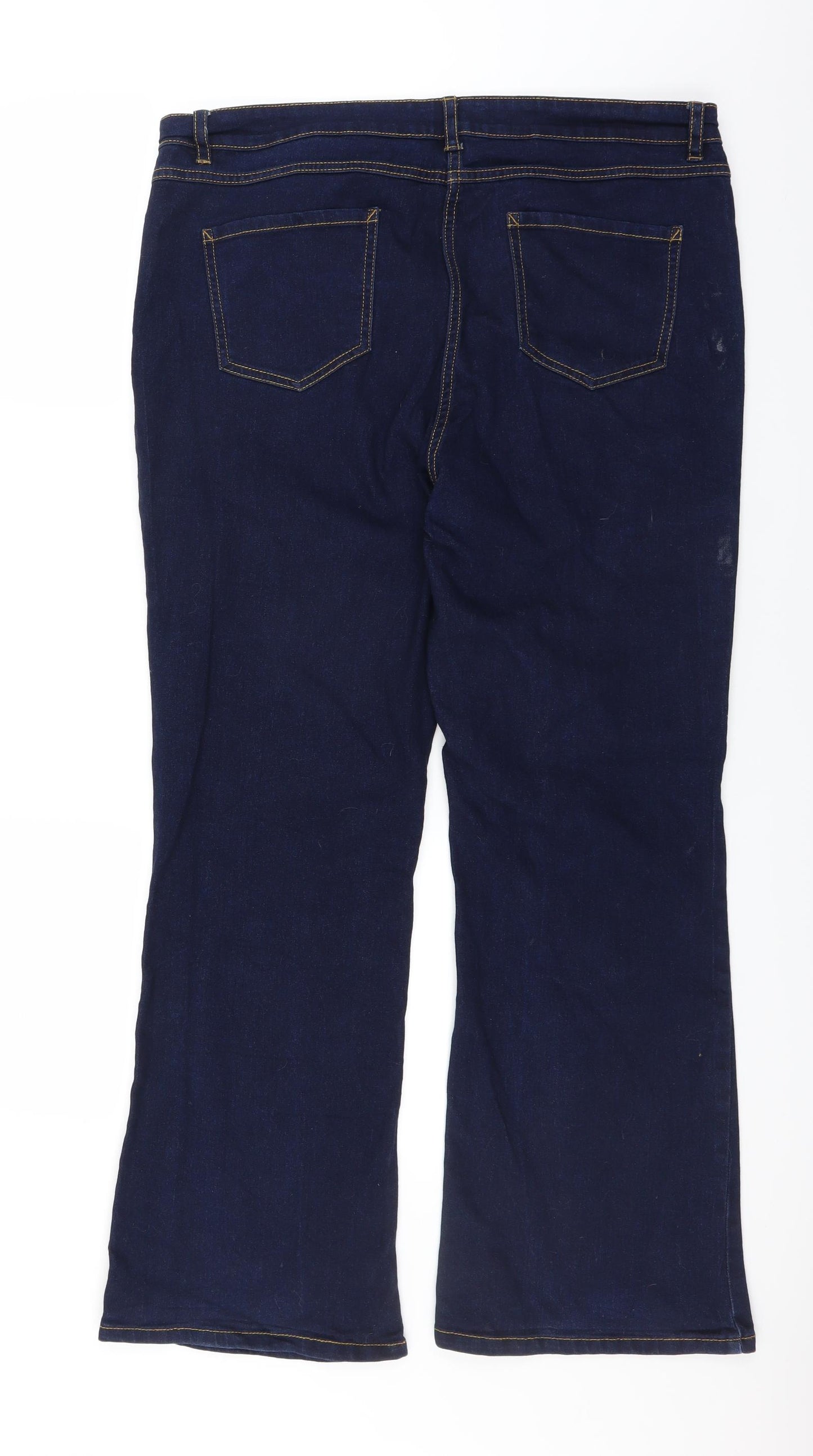 Matalan Womens Blue  Denim Bootcut Jeans Size 18 L28 in