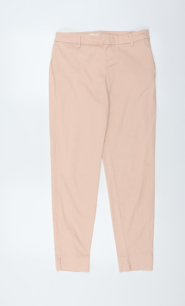 H&M Womens Pink Trousers Size 10 L26 in - Ankle Grazer