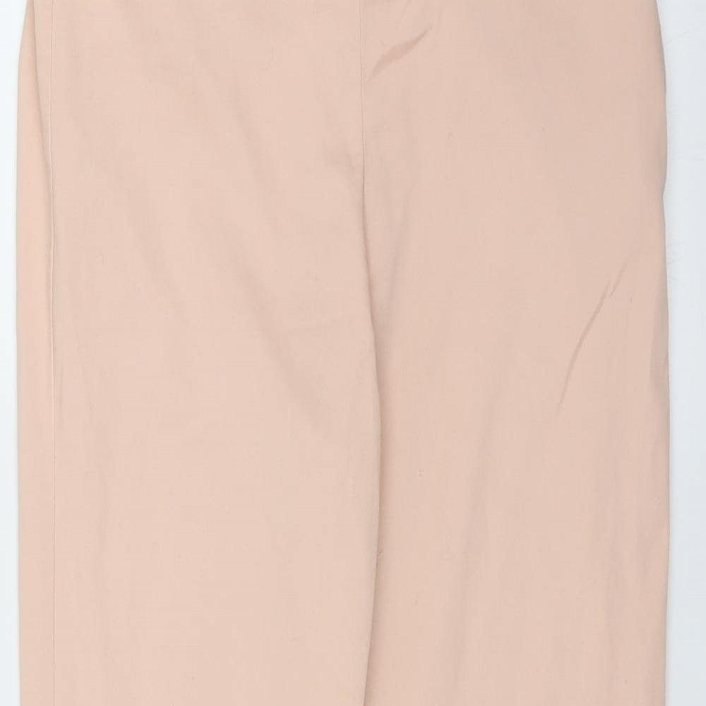 H&M Womens Pink   Trousers  Size 10 L26 in - Ankle Grazer