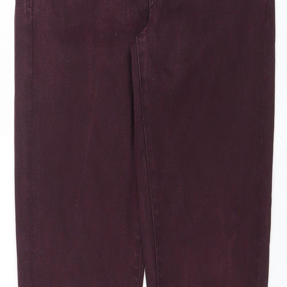 The Kooples Womens Purple  Denim Skinny Jeans Size 25 in L31 in