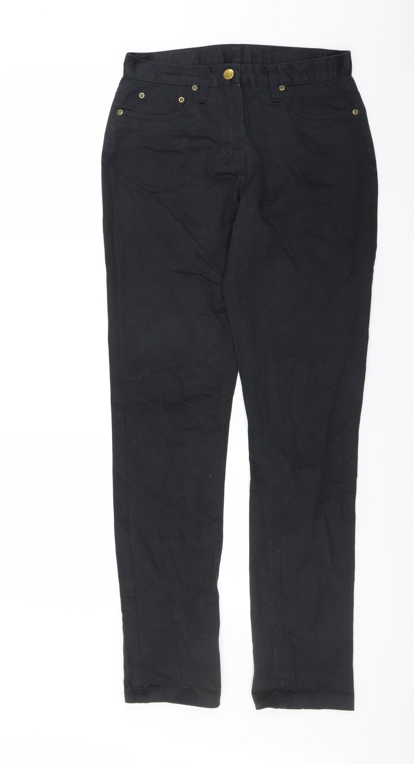 McDonald's Mens Black  Denim Straight Jeans Size 27 in L32 in