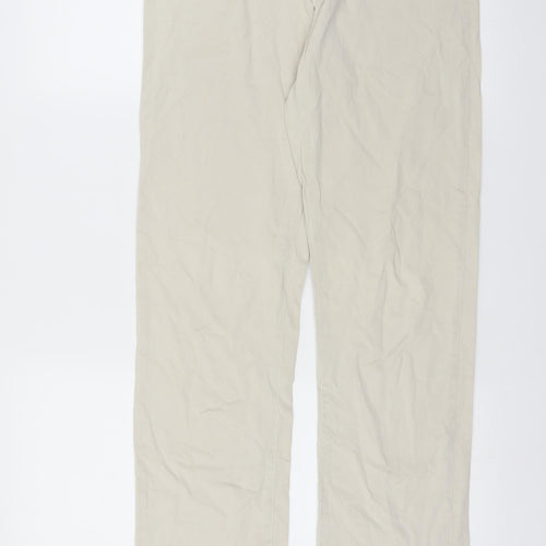 old ridel Womens Beige   Chino Trousers Size 12 L32 in