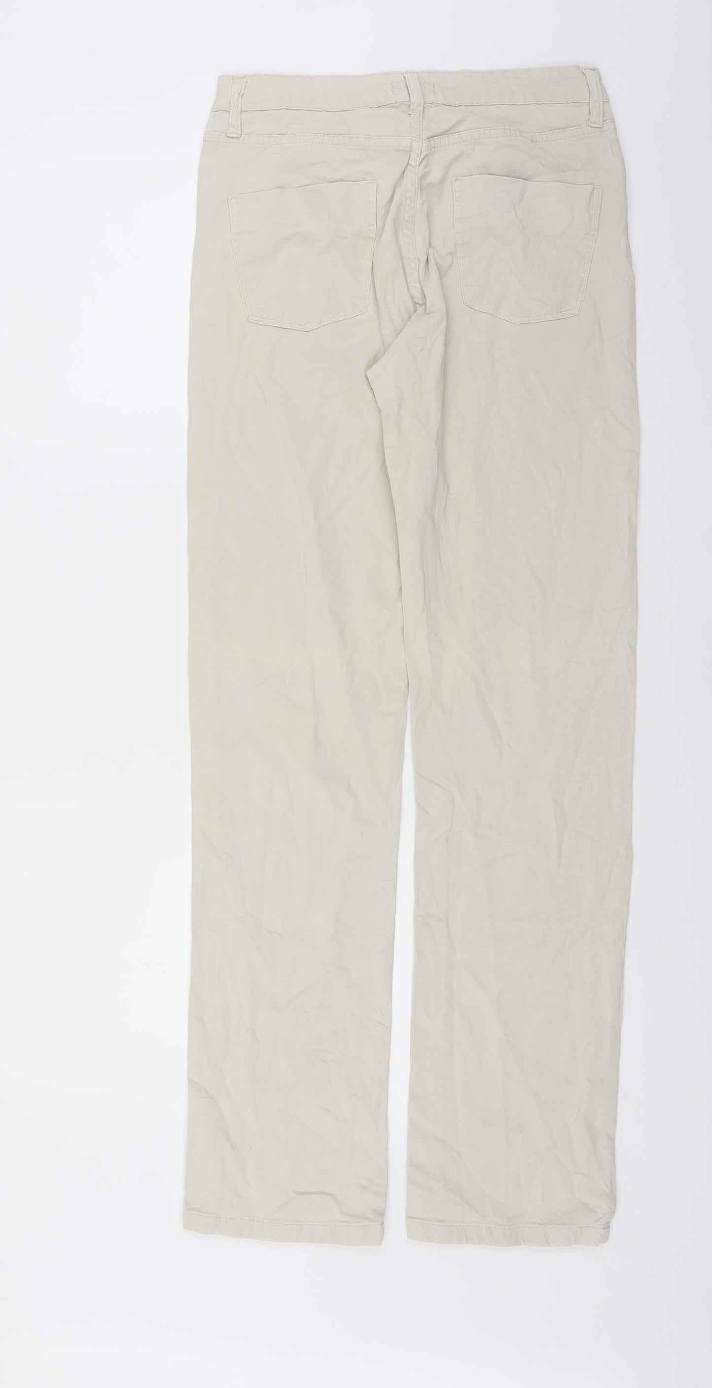 old ridel Womens Beige   Chino Trousers Size 12 L32 in