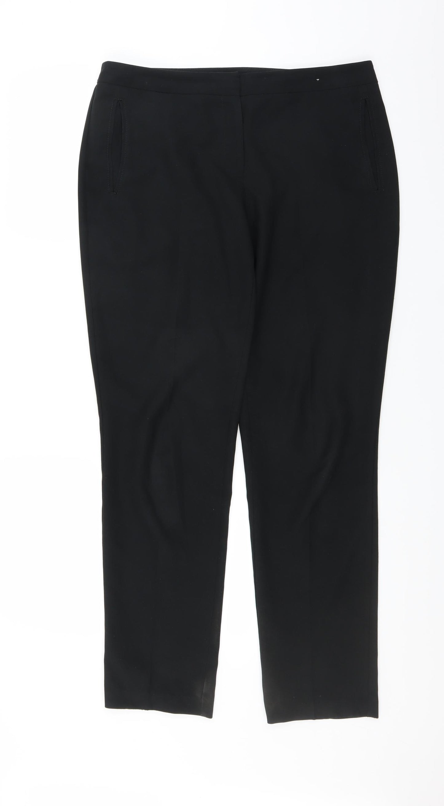 Dorothy Perkins Womens Black   Trousers  Size 12 L30 in