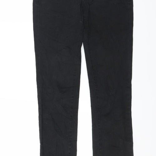 TALLY WEiJL Womens Black  Denim Straight Jeans Size XS L30 in