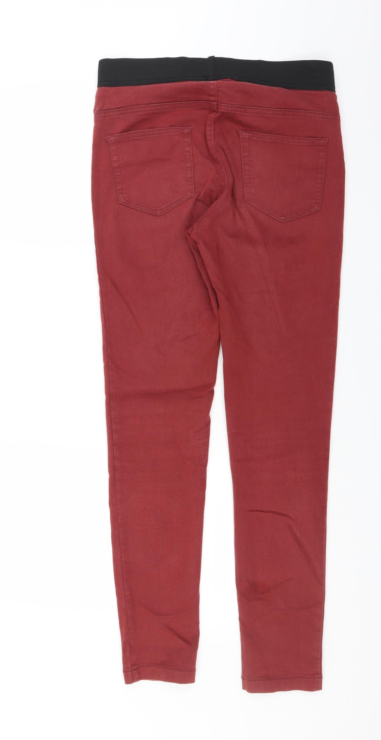 Marks and Spencer Womens Red  Denim Jegging Jeans Size 12 L30 in