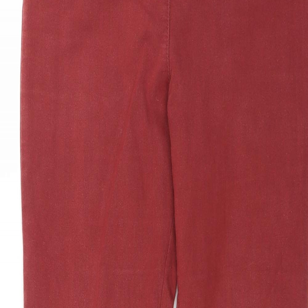 Marks and Spencer Womens Red  Denim Jegging Jeans Size 12 L30 in
