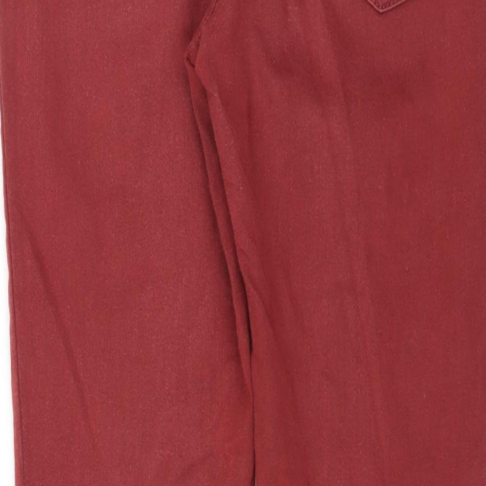 Marks and Spencer Womens Red  Denim Jegging Jeans Size 12 L30 in