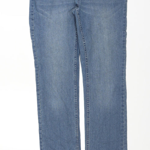 C&A Womens Blue  Denim Straight Jeans Size 8 L32 in