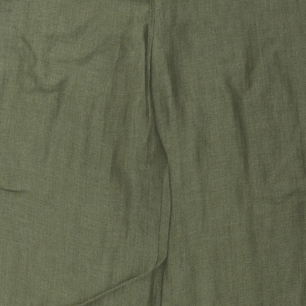 Marks and Spencer Womens Green   Trousers  Size 12 L32 in