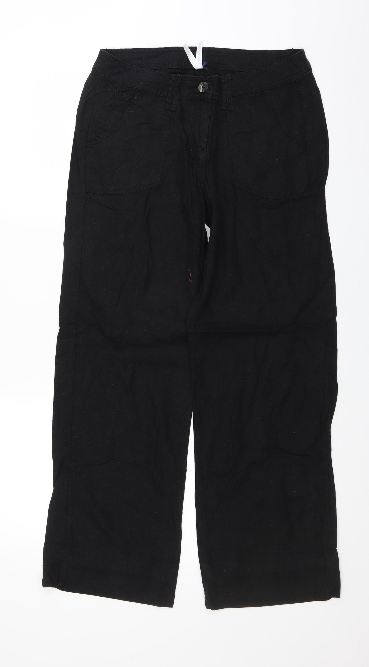Kangol Womens Black   Trousers  Size 10 L28 in