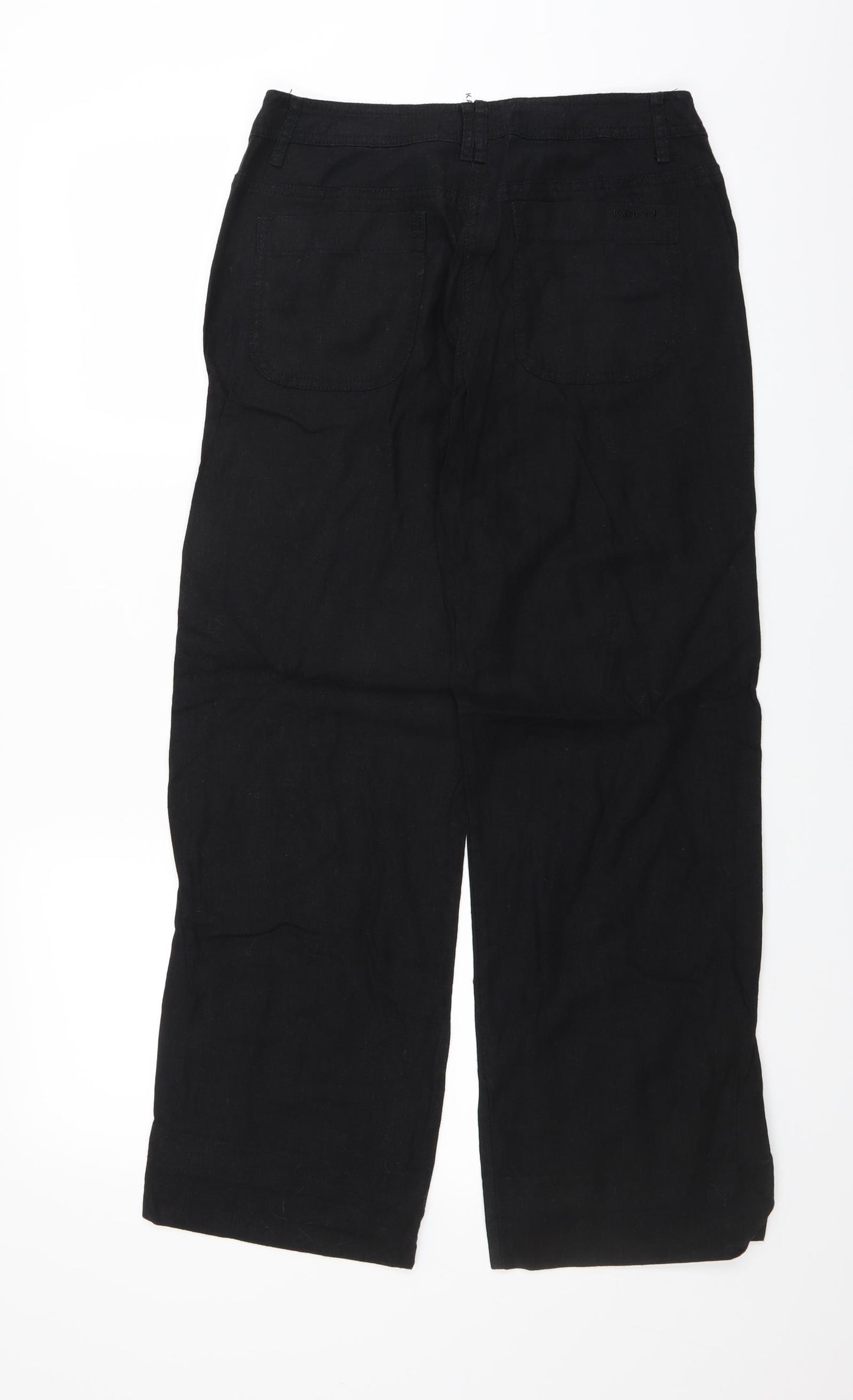 Kangol Womens Black   Trousers  Size 10 L28 in