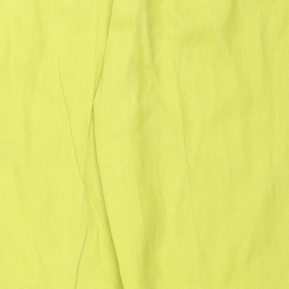 Preworn Womens Yellow   Trousers  Size 32 in L27 in