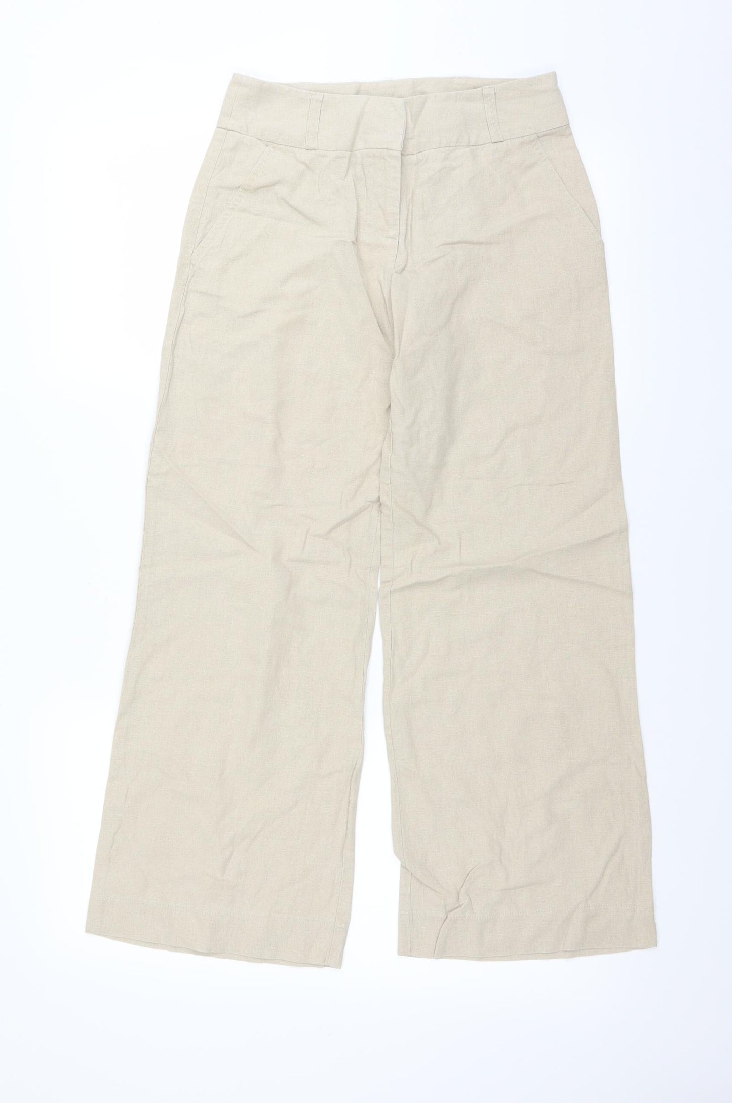 Wallis Womens Beige   Trousers  Size 8 L26 in