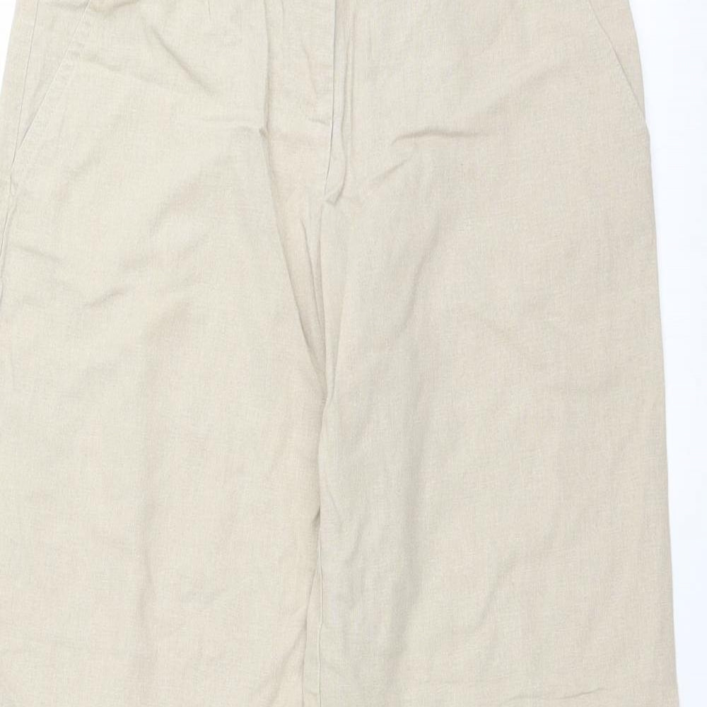 Wallis Womens Beige   Trousers  Size 8 L26 in