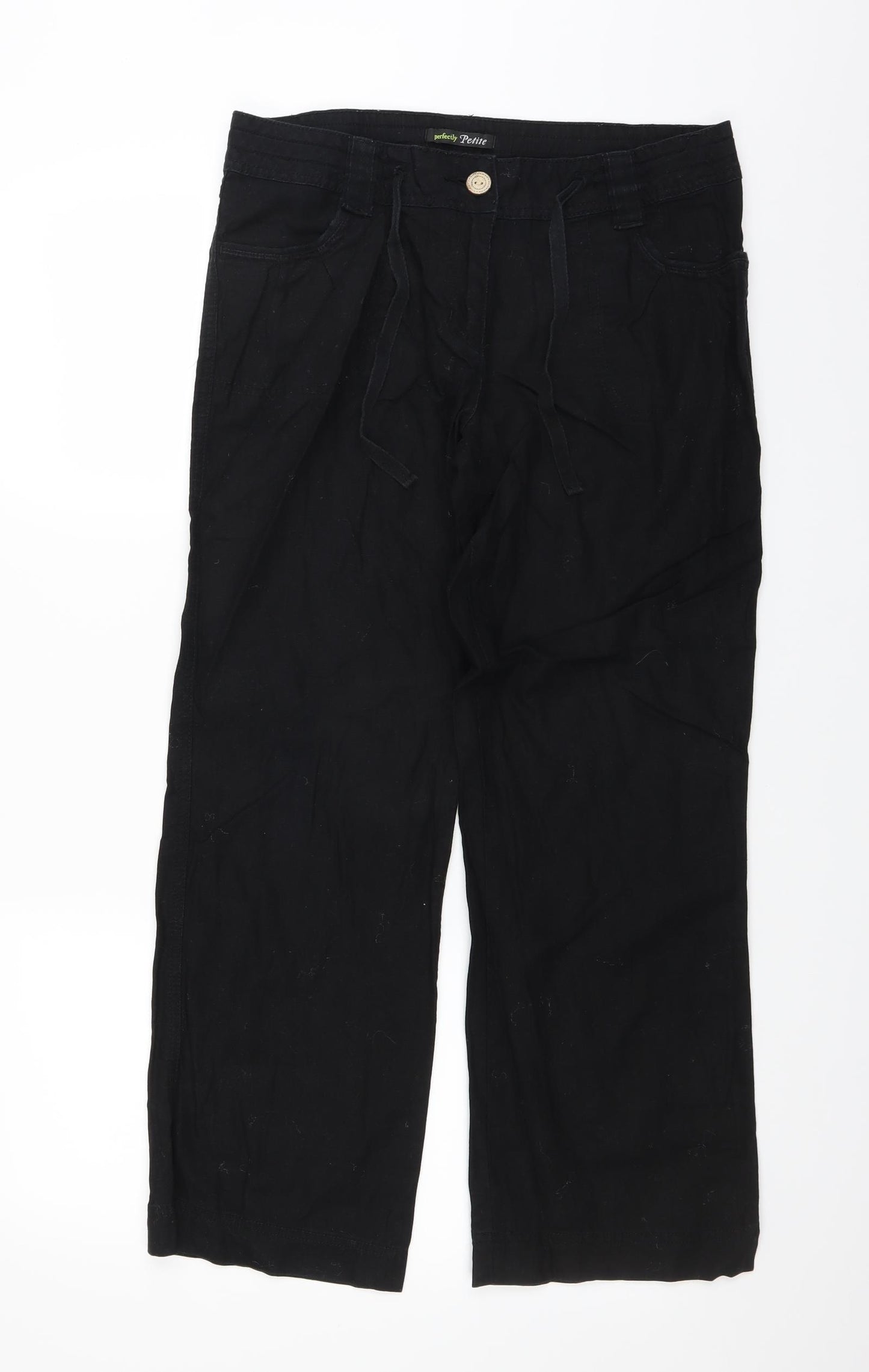 George Womens Black   Trousers  Size 12 L27 in