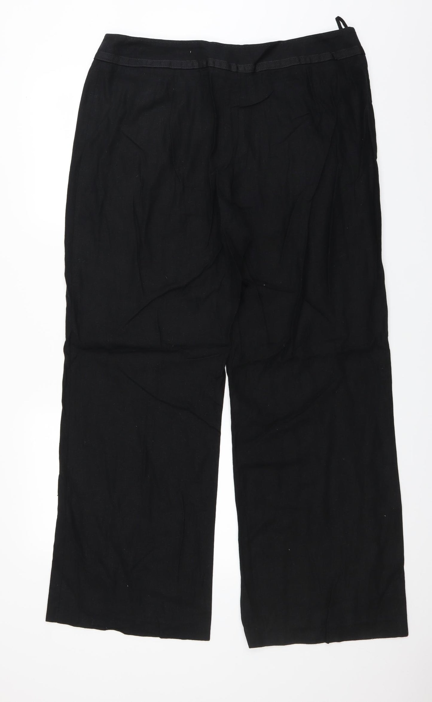 Marks and Spencer Womens Black   Trousers  Size 16 L31 in