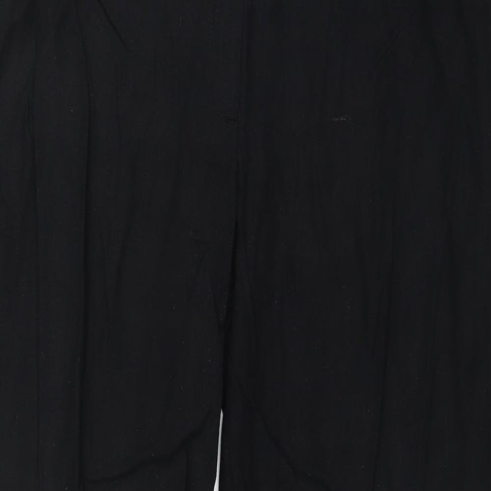 Marks and Spencer Womens Black   Trousers  Size 16 L31 in