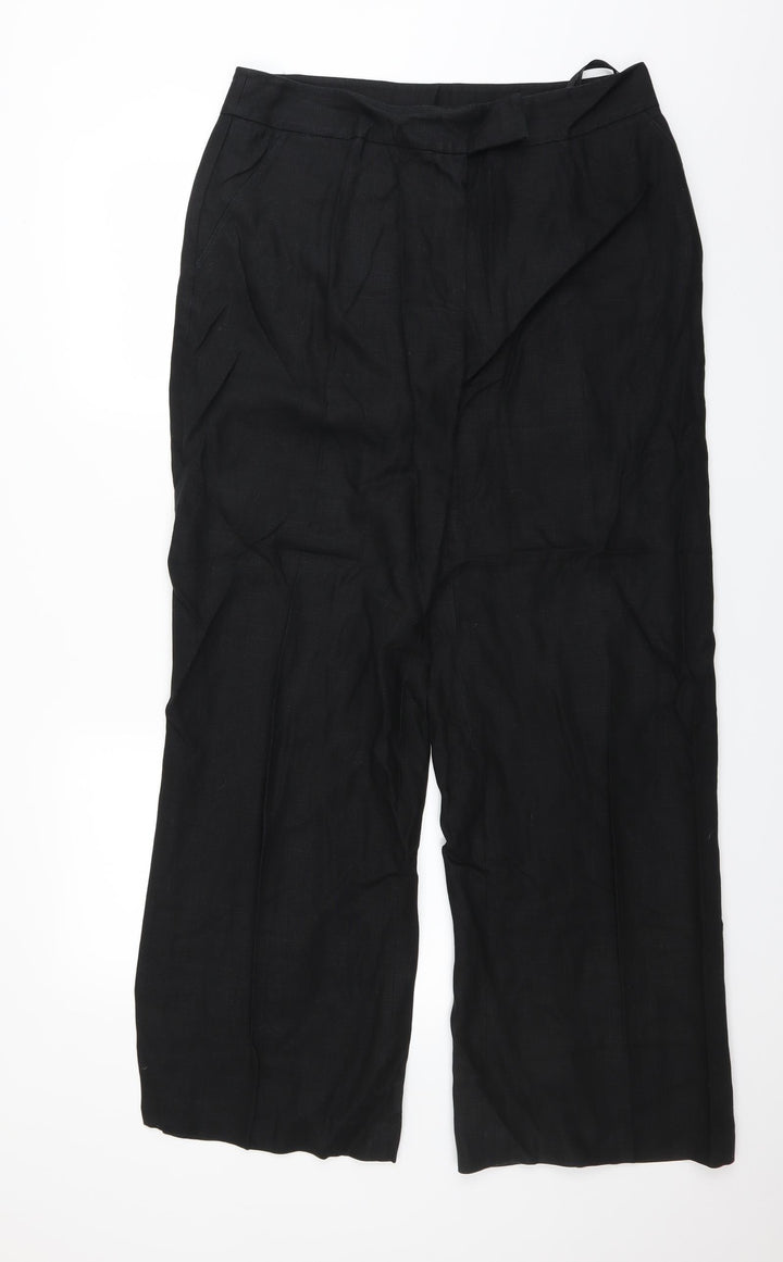 Artigiano Womens Black   Trousers  Size 14 L30 in
