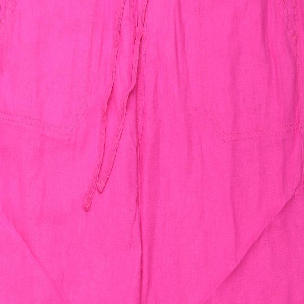 Peacocks Womens Pink   Trousers  Size 16 L30 in
