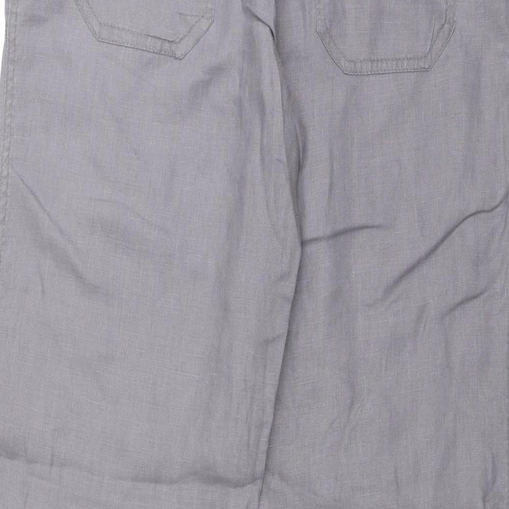 Primark Womens Grey   Trousers  Size 10 L28 in