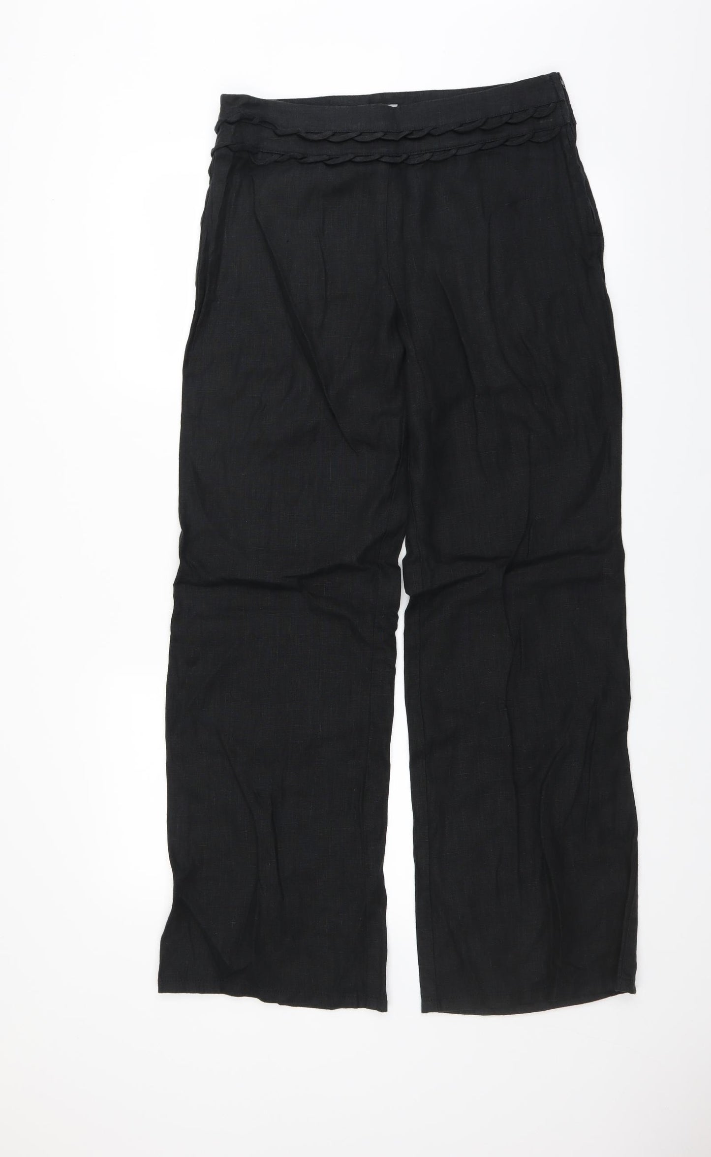 Marks and Spencer Womens Black   Trousers  Size 12 L31 in