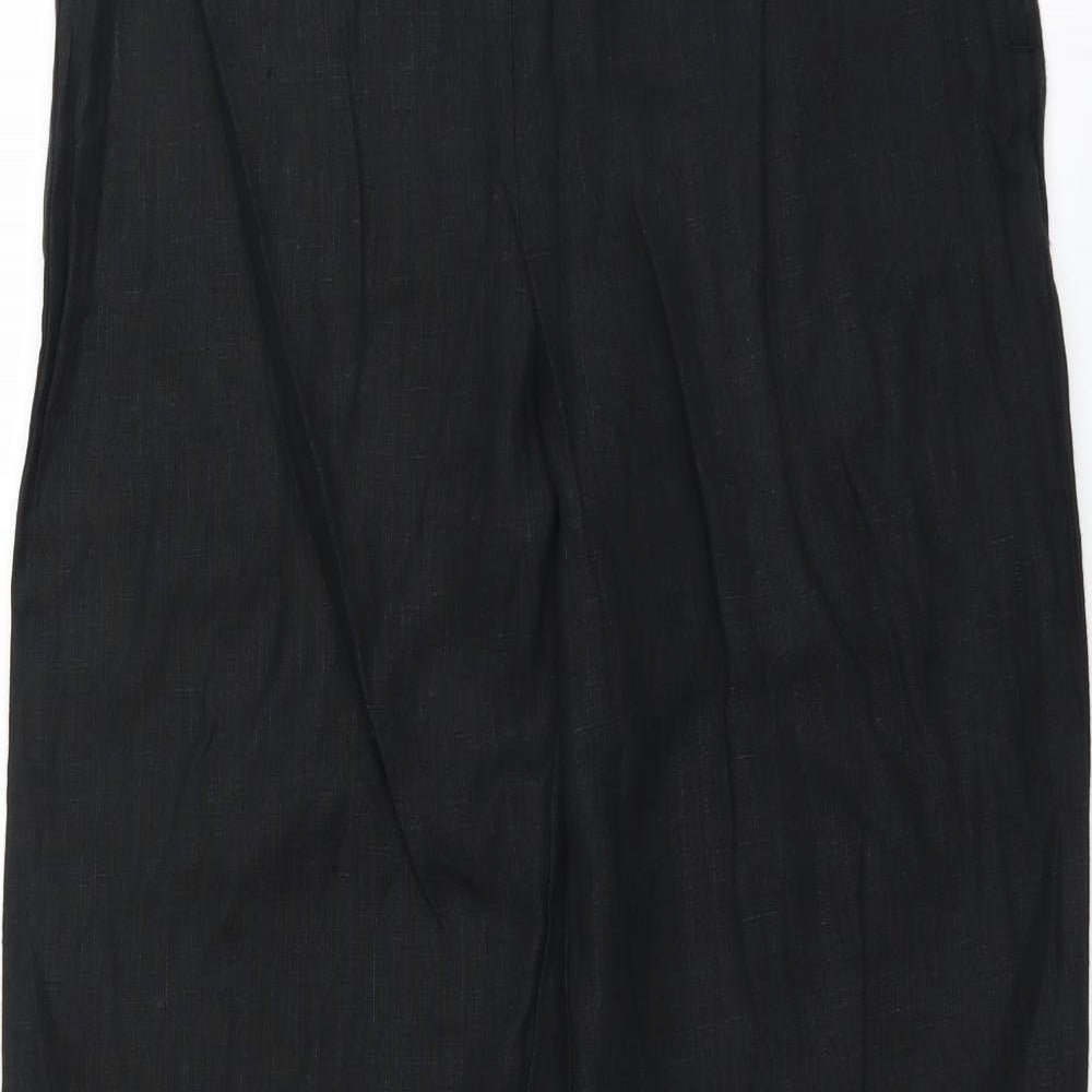 Marks and Spencer Womens Black   Trousers  Size 12 L31 in