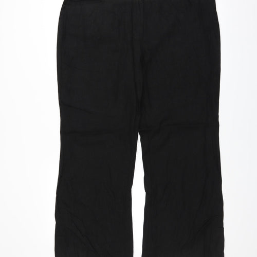 South Womens Black   Trousers  Size 36 in L27 in