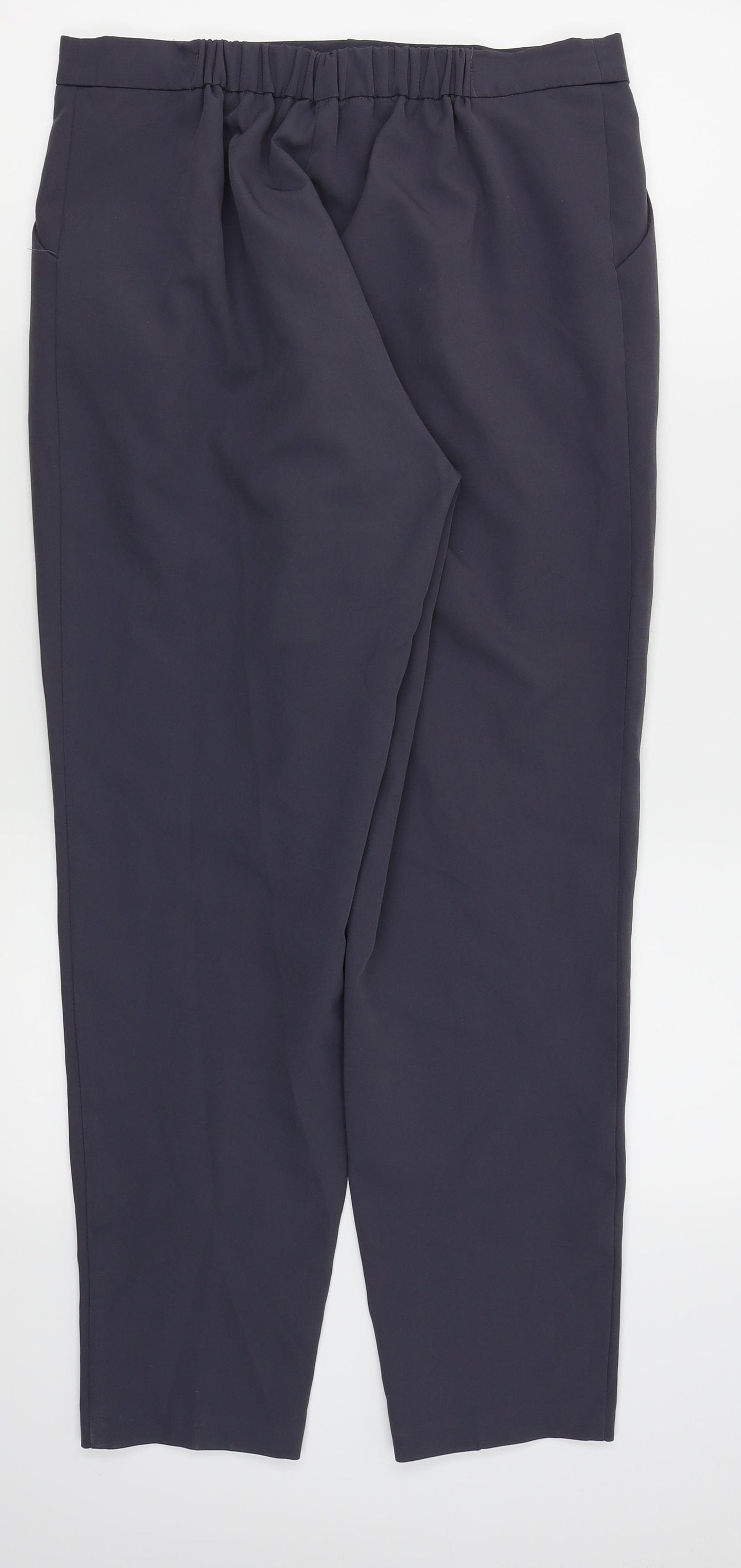 New Look Womens Grey   Trousers  Size 12 L26 in