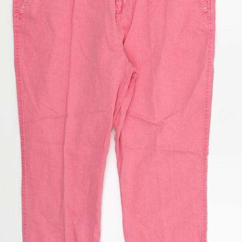F&F Womens Pink   Capri Trousers Size 14 L23 in